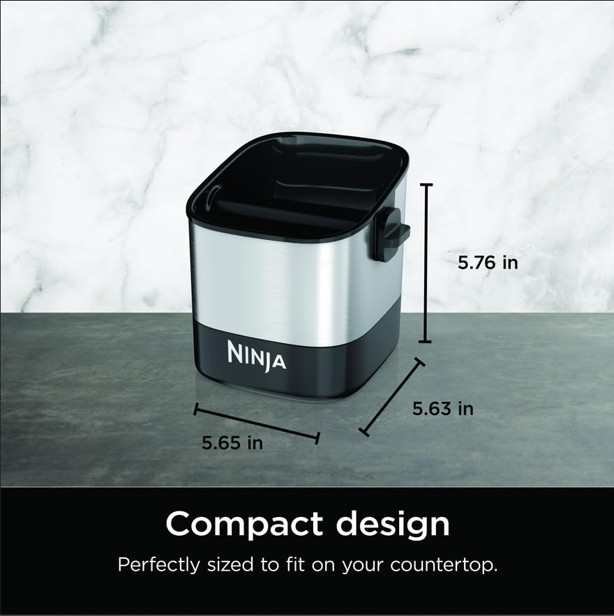 Ninja Luxe Café Pro Series, Espresso Machine, Drip Coffee, Cold Brew, Hot Water, Integrated Tamper, Built-in Grinder, Hands-Free Frother for Cappuccinos, Lattes, Americanos, Dairy or Non-Dairy, ES701