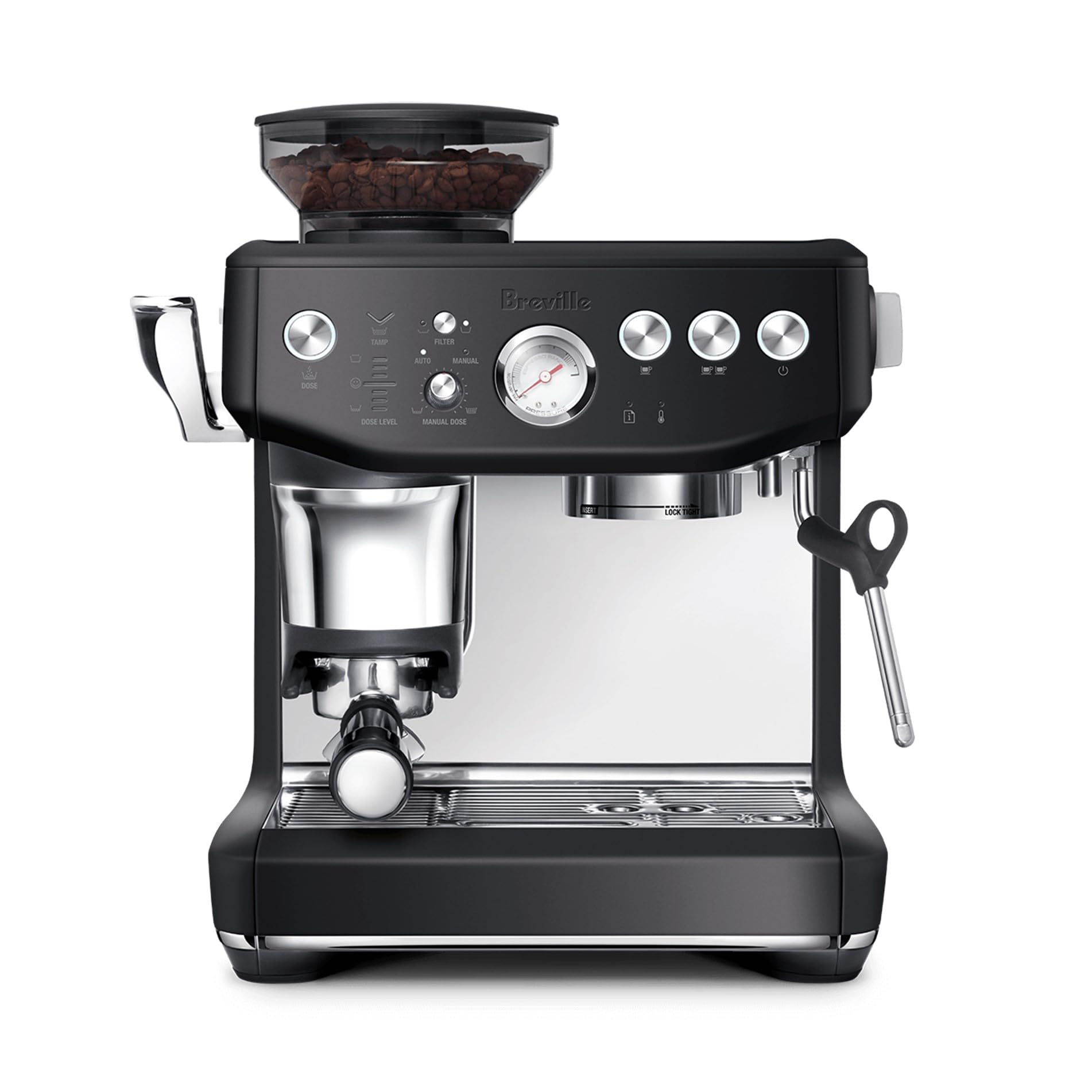 Breville Barista Express Impress Espresso Machine BES876BSS, Brushed Stainless Steel