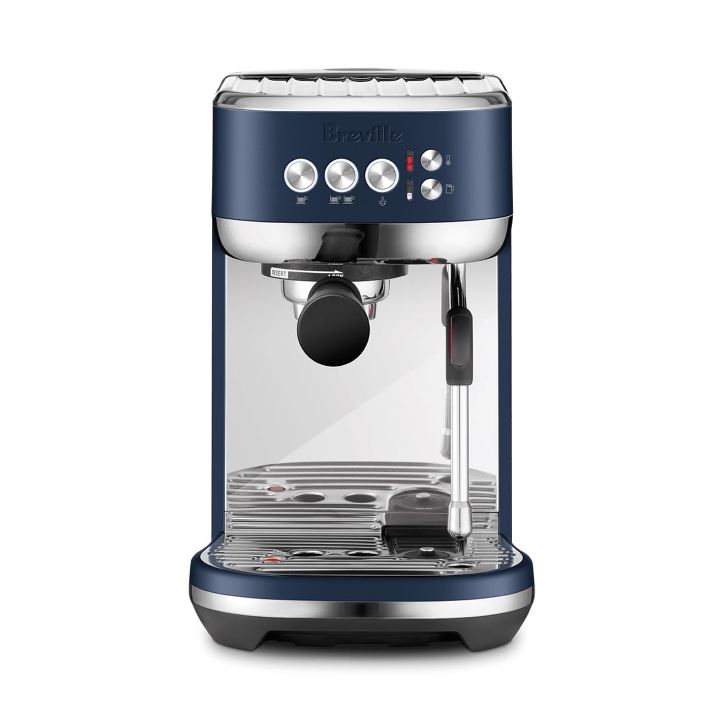 Breville Bambino Plus Espresso Machine BES500BSS, Brushed Stainless Steel, 64 oz Water Tank
