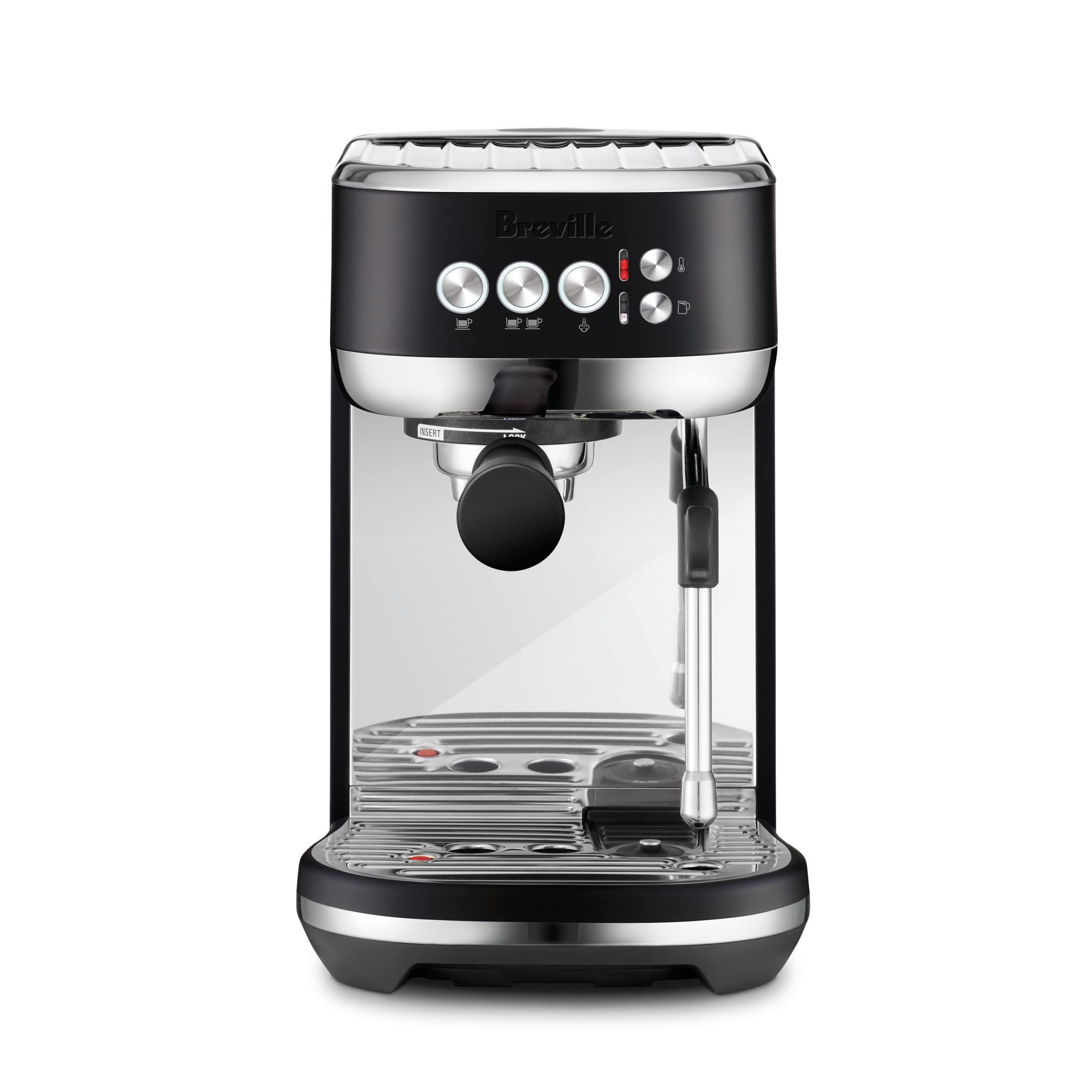 Breville Bambino Plus Espresso Machine BES500BSS, Brushed Stainless Steel, 64 oz Water Tank